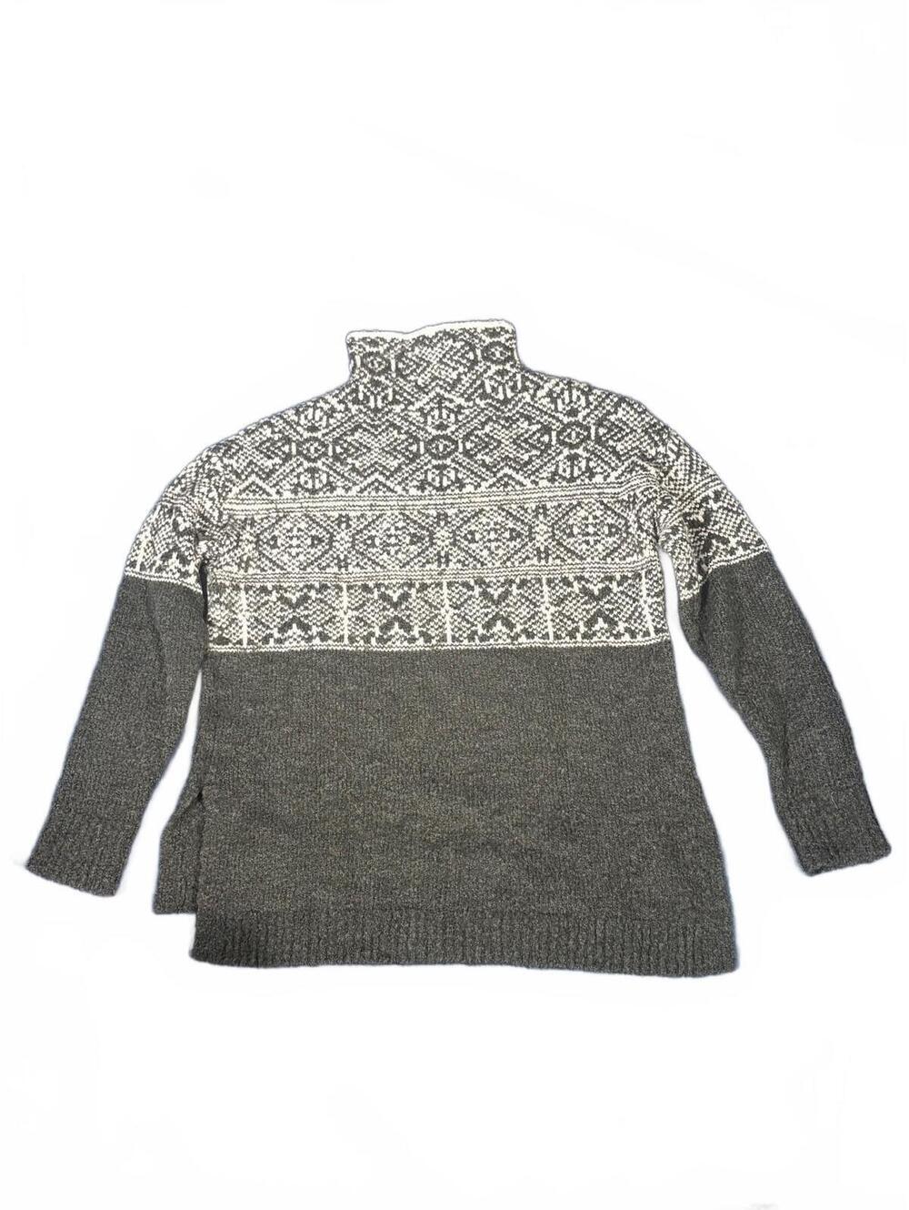 Merona Nordic Fair Isle Mock Neck Sweater - Size Small